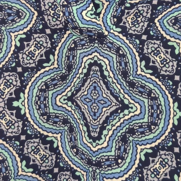 Retro Large Multicolored Blouse - Picture 2 of 8